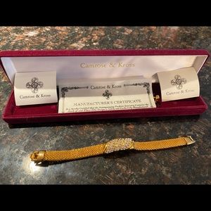 Camrose & Kross gold and crystals Bracelet